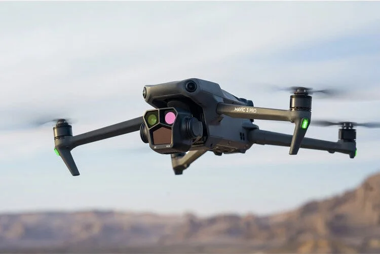 DJI Mavic 3 Pro drone used for professional aerial photography and video